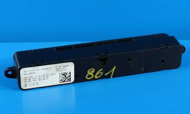 Bilstereo navigasjon betjeningspanel til Mercedes Sprinter 2018-->> (907/910) (907/910) (MERCEDES|A 907 900 25 03|)
