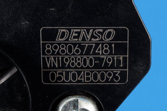 Pedal gass til Isuzu D-Max 2017-2020 (Type II, Fase 2)  (DENSO|198800-7911|8980677481|)