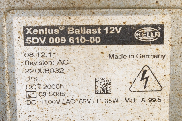 Styreenhet xenon/ballast til Škoda Octavia 2009-2013 (Type II, Fase 2)  (HELLA|5DV 009 610-00|)