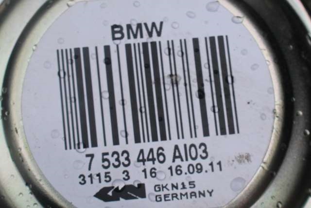 Drivaksel høyre bak, diesel/manuell til BMW 3-Serie 2005-2011 (E90/E91/E92/E93) (E90/E91/E92/E93) (BMW|7 533 446|)