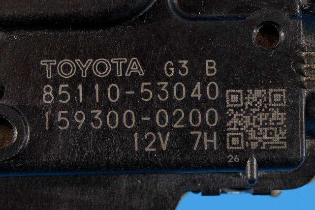 Viskermotor frontrute komplett m/overføring til Lexus IS 2006-2013 (Type II) (XE20) (XE20) (DENSO|159300-0200|85110-53040|)