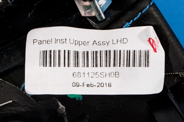 Dashbord friskluftdyse venstre til Nissan Leaf 2018-->> (Type II)  (NISSAN|68112-5SH0B|)