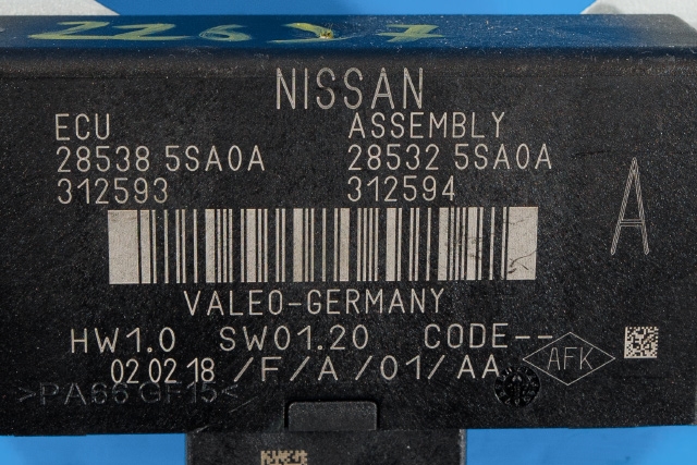 Styreenhet diverse til Nissan Leaf 2018-->> (Type II) (NISSAN|28532-5SA0A|)