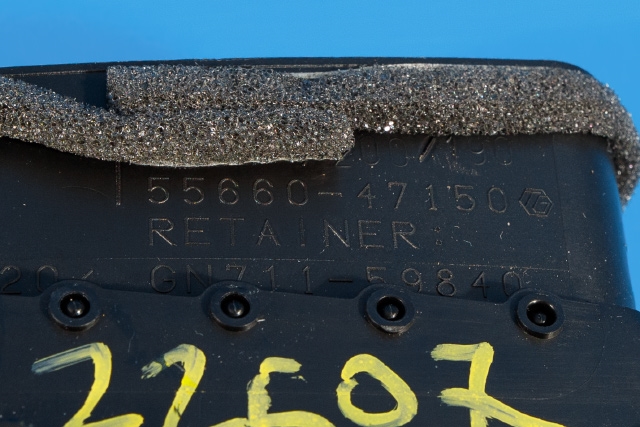 Dashbord friskluftdyse høyre til Toyota Prius 2016-2023 (Type IV) (combi) (combi) (TOYOTA|55660-47150|)