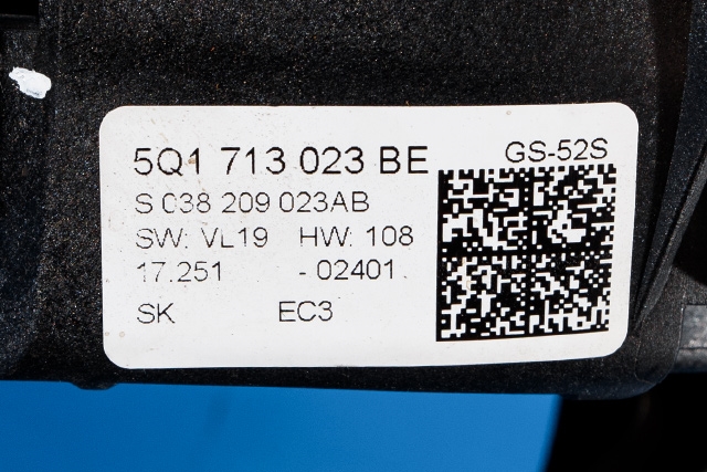 Girstang/girvelger automat til VW Golf VII 2017-2020 (Fase 2) (VAG|5Q1 713 023 BE|)