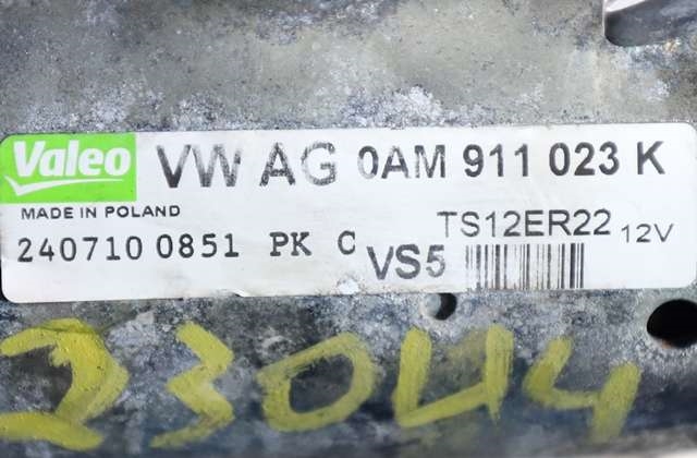Starter til Škoda Yeti 2009-2013 (Fase 1)  (VALEO|TS12ER22|0AM 911 023 K|)