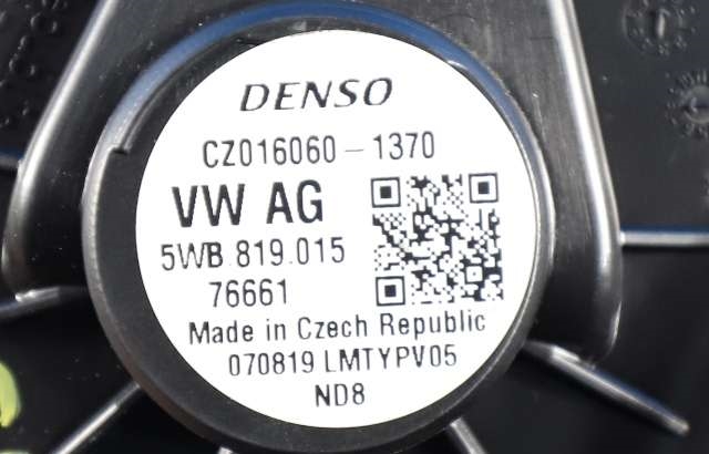 Varmeapparat motor til Škoda Octavia 2017-2020 (Type III, Fase 2) (VAG|5WB 819 015|5Q0 907 521 F|)