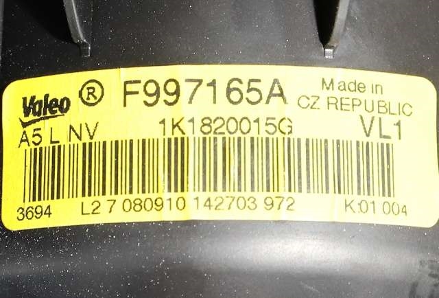Varmeapparat motor til VW Golf VI 2008-2012 (VAG|1K1 820 015 G|)
