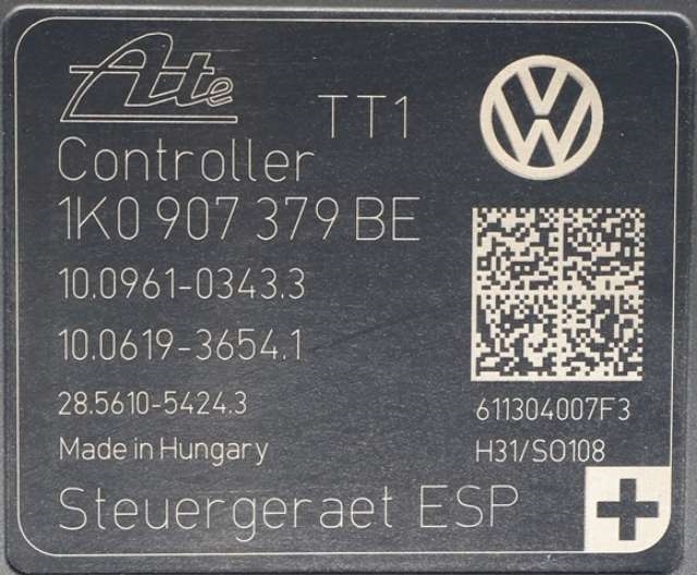 ABS sentral til Škoda Octavia 2009-2013 (Type II, Fase 2)  (VAG|1K0 614 517 CP|)