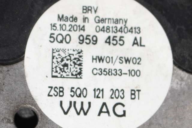 Kjølevifte til Audi A3 2012-2016 (Type III, Fase 1)  (VAG|5Q0 959 455 AL|)