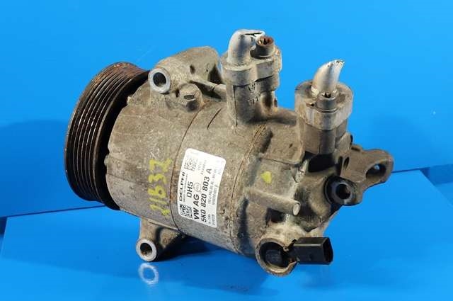 Aircondition kompressor til VW Caddy 2010-2015 (Type III, Fase 2)  (DELPHI|10103101001.D|5K0 820 803 A|)