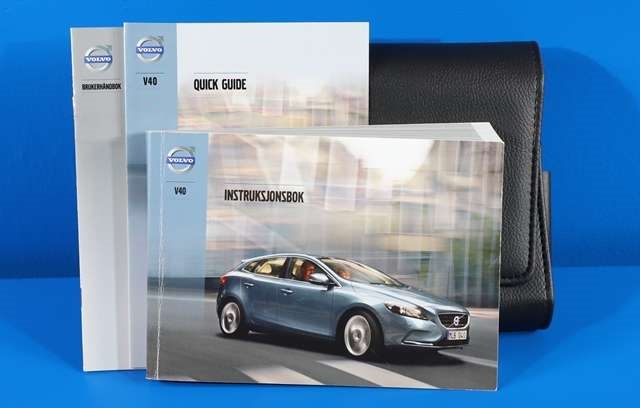 Instruksjonsbok til Volvo V40, 2012-2019  