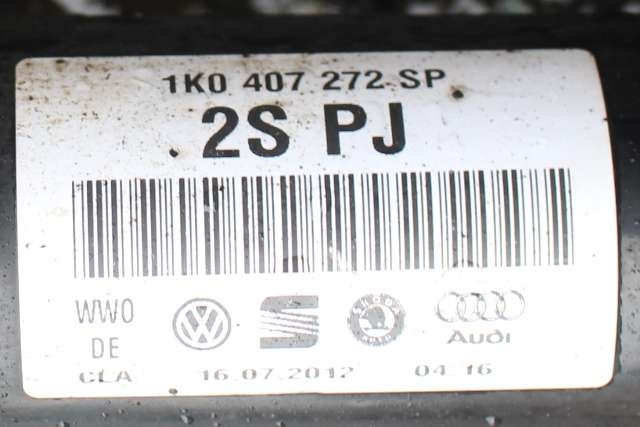 Drivaksel høyre foran, diesel/automat til VW Touran 2010-2015 (Type I, Fase 3) (VAG|1K0 407 272 SP|)