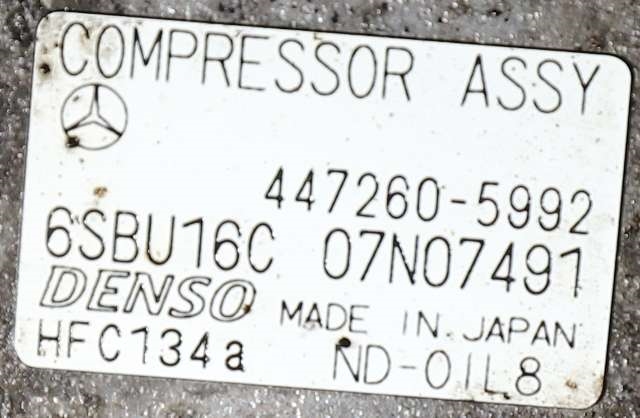 Aircondition kompressor til Mercedes E-Klasse 2009-2013 (Fase 1) (W212) (W212) (DENSO|447260-5992|)