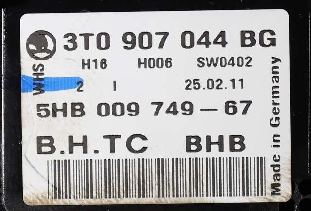 Varmeapparat betjening til Škoda Octavia 2009-2013 (Type II, Fase 2)  (HELLA|5HB 009 749-67|3T0 907 044 BG|)