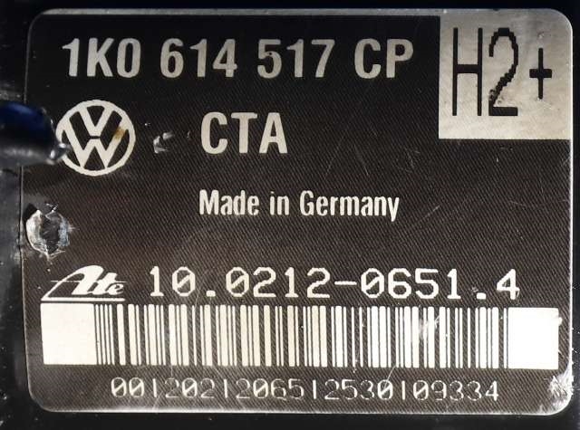 ABS sentral til VW Golf VI 2008-2012  (VAG|1K0 614 517 CP|1K0 907 379 BE|)