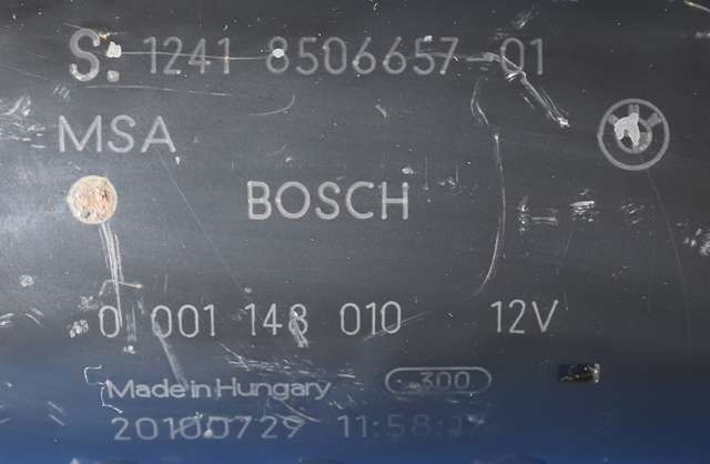 Starter diesel til BMW X1 2009-2015 (E84) (E84) (BOSCH|0 001 148 010|12.41-8 506 657|)