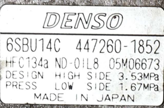 Aircondition kompressor til BMW X1 2009-2015 (E84) (E84) (DENSO|447260-1852|)