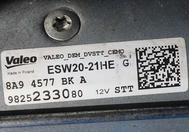Starter diesel til Citroën Berlingo 2019-->> (Type III)  (VALEO|ESW20-21HE|98 252330 80|)