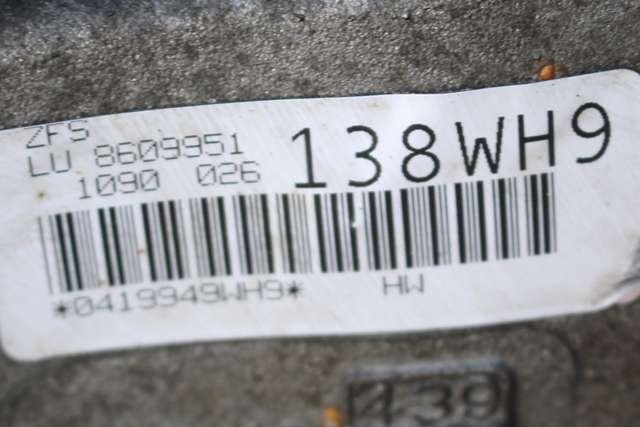 Girkasse 4WD komplett automat til BMW X1 2009-2015 (E84) (E84) (ZF|1090 026 138WH9|8 609 951. MED FORDELINGSKASSEN|)