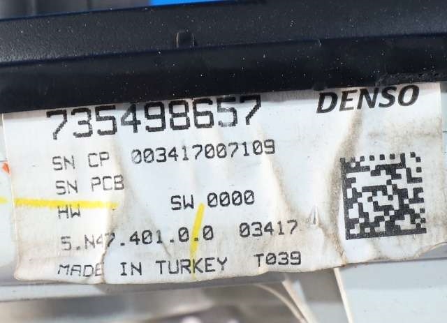 Varmeapparat betjening til Opel Combo D 2012-2018  (FIAT|735498657|)