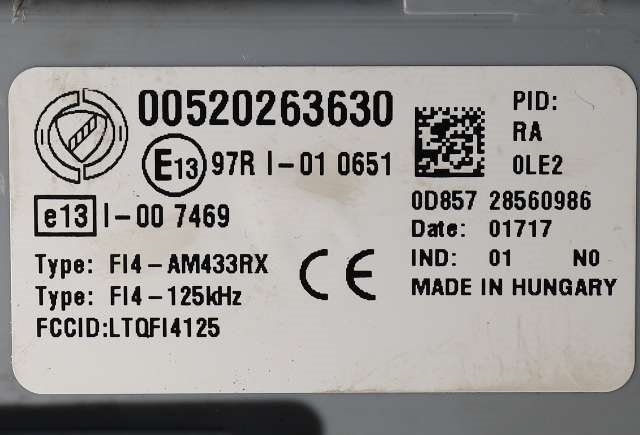 Sikringsboks til Opel Combo D 2012-2018  (FIAT|00520263630|)