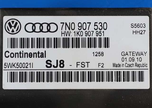 Styreenhet diverse til VW Golf VI 2008-2012  (VAG|7N0 907 530|)