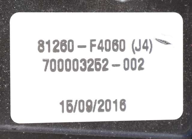 Taklyspanel til Toyota C-HR 2016-->>  (TOYOTA|81260-F4060|)