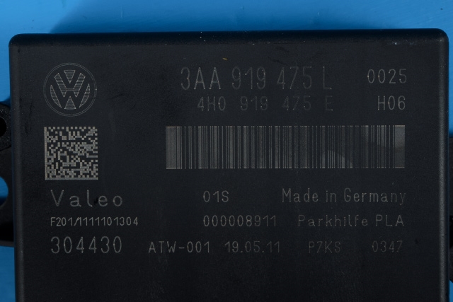 Styreenhet parkering til VW Tiguan 2011-2016 (Type I, Fase 2)  (VAG|3AA 919 475 L|)