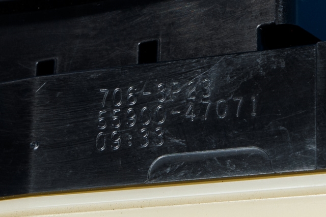 Varmeapparat betjening til Toyota Prius 2009-2016 (Type III) (COMBI) (COMBI) (TOYOTA|55900-47071|)