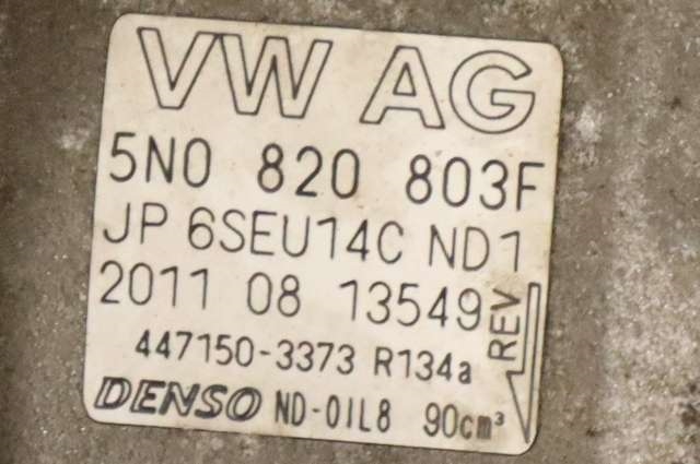 Aircondition kompressor til VW Golf VI 2008-2012 (DENSO|447150-3373|5N0 820 803 F|)