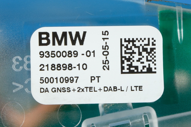Antenne navigasjon til BMW 1-Serie 2015-2019 (Fase 2) (F20/F21) (F20/F21) (BMW|9 350 089|)