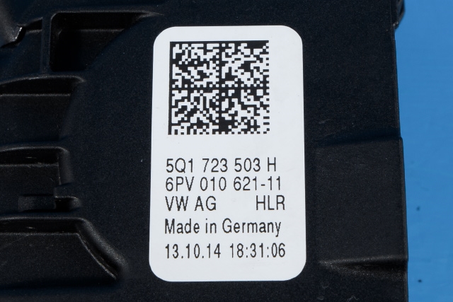 Pedal gass til Audi A3 2012-2016 (Type III, Fase 1)  (HELLA|6PV 010 621-11|5Q1 723 503 H|)