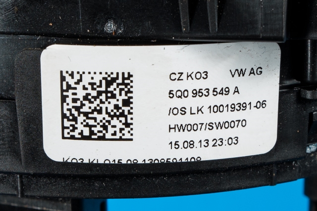 Bryter combi til VW Golf VII 2012-2017 (Fase 1)  (VAG|5Q0 953 507 AG|)