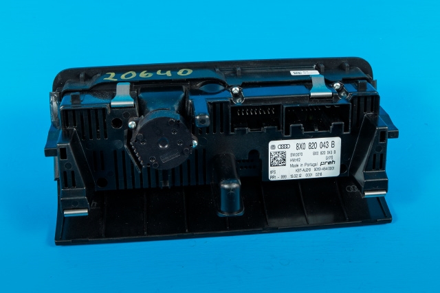 Varmeapparat betjening til Audi A1 2010-2014 (Type I, Fase 1)  (VAG|8X0 820 043 B|)