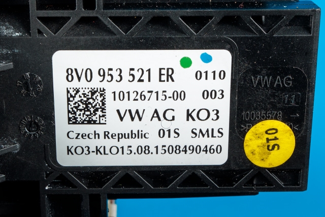 Bryter combi til Audi A3 2012-2016 (Type III, Fase 1)  (VAG|8V0 953 521 ER|)
