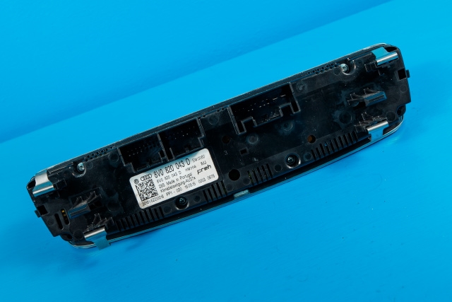 Varmeapparat betjening til Audi A3 2012-2016 (Type III, Fase 1) (VAG|8V0 820 043 D|)