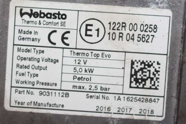 Bensinvarmer til VW Passat 2015-2019 (Fase 1) (B8) (B8) (VAG|3Q0 815 005 G|)