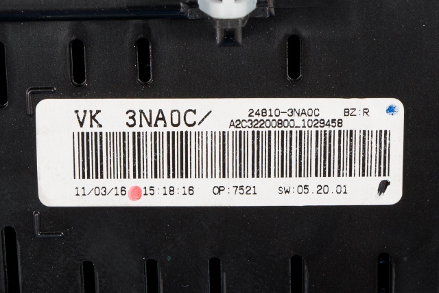 Instrumentpanel til Nissan Leaf 2011-2017 (Type I)  (NISSAN|24810-3NA0C|)