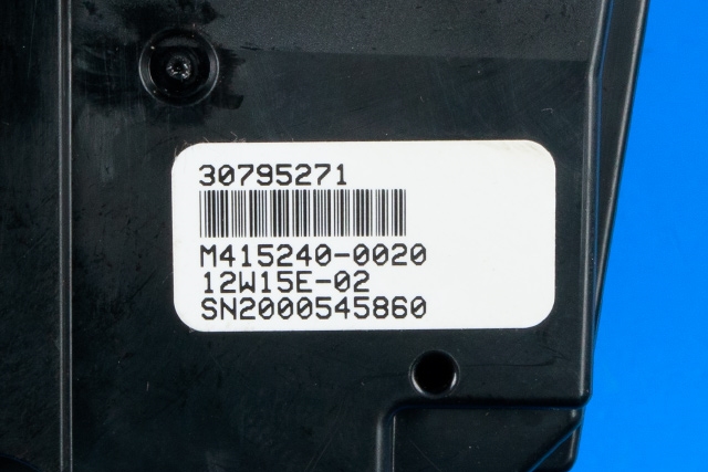 Bilstereo navigasjon betjeningspanel til Volvo V70 2007-2013 (Type III, Fase 1)  (VOLVO|30795271|)