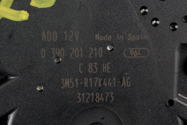 Viskermotor bakrute til Ford Mondeo 2011-2014 (Type IV, Fase 2)  (BOSCH|0 390 201 210|3M51-R17K441-AG|)