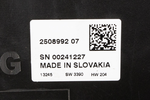 Instrumentpanel til Škoda Octavia 2013-2016 (Type III, Fase 1) (VAG|5E0 920 861 A|)