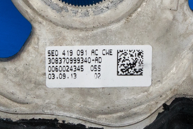 Ratt til Škoda Octavia 2013-2016 (Type III, Fase 1)  (VAG|5E0 419 091 AC|)