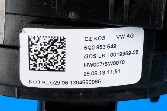 Bryter combi til Škoda Octavia 2013-2016 (Type III, Fase 1)  (VAG|5Q0 953 507 AA|)