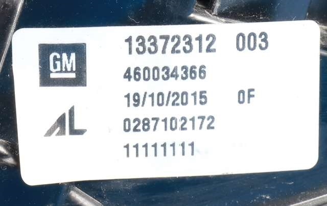 Baklykt venstre ytre til Opel Meriva B 2010-2017 (GM|13 372 312|)