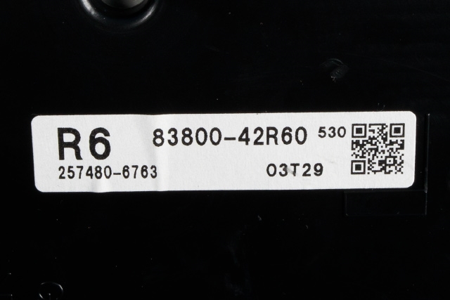 Instrumentpanel til Toyota RAV4 2016-2019 (Type IV, Fase 2) (TOYOTA|83800-42R60|)