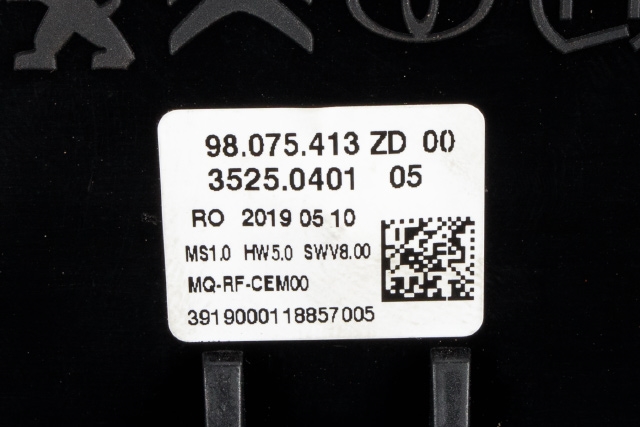 Varmeapparat betjening til Toyota Proace 2016-->> (Type II)  (PSA|98 075413 ZD-00|)