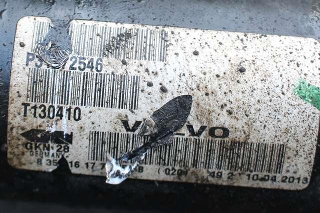 Drivaksel høyre foran, diesel/automat til Volvo XC60 2008-2013 (Type I, Fase 1)  