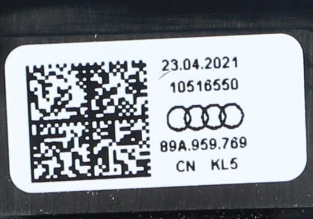 Bryter diverse til Audi Q4 e-tron 2021-->>  (VAG|89A 959 769|)