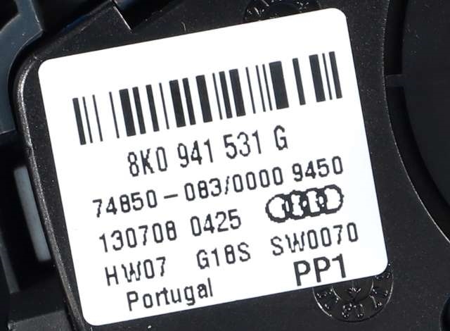 Bryter lys til Audi A4 2007-2014 (Type IV) (B8) (B8) (VAG|8K0 941 531 G|)